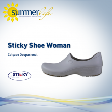 Sticky Shoe Woman Cinza Escuro